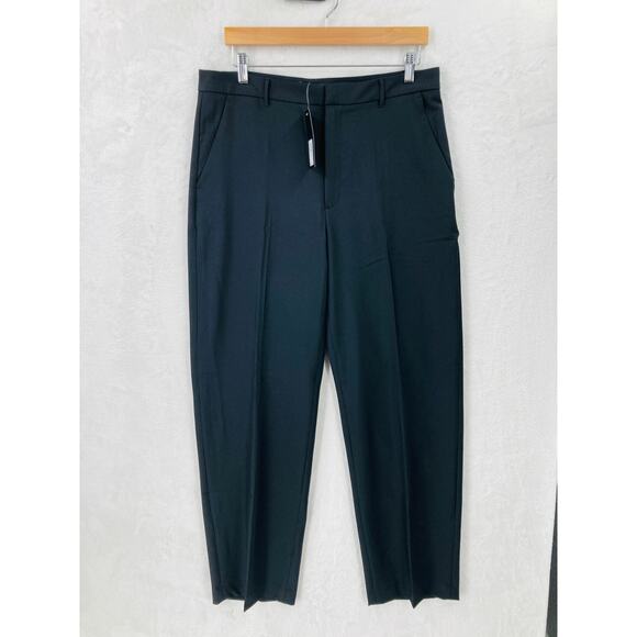 Banana Republic Pants - Banana Republic Pants Womens 12 Sculpted Stretch Pleated Black Trousers New Flaw